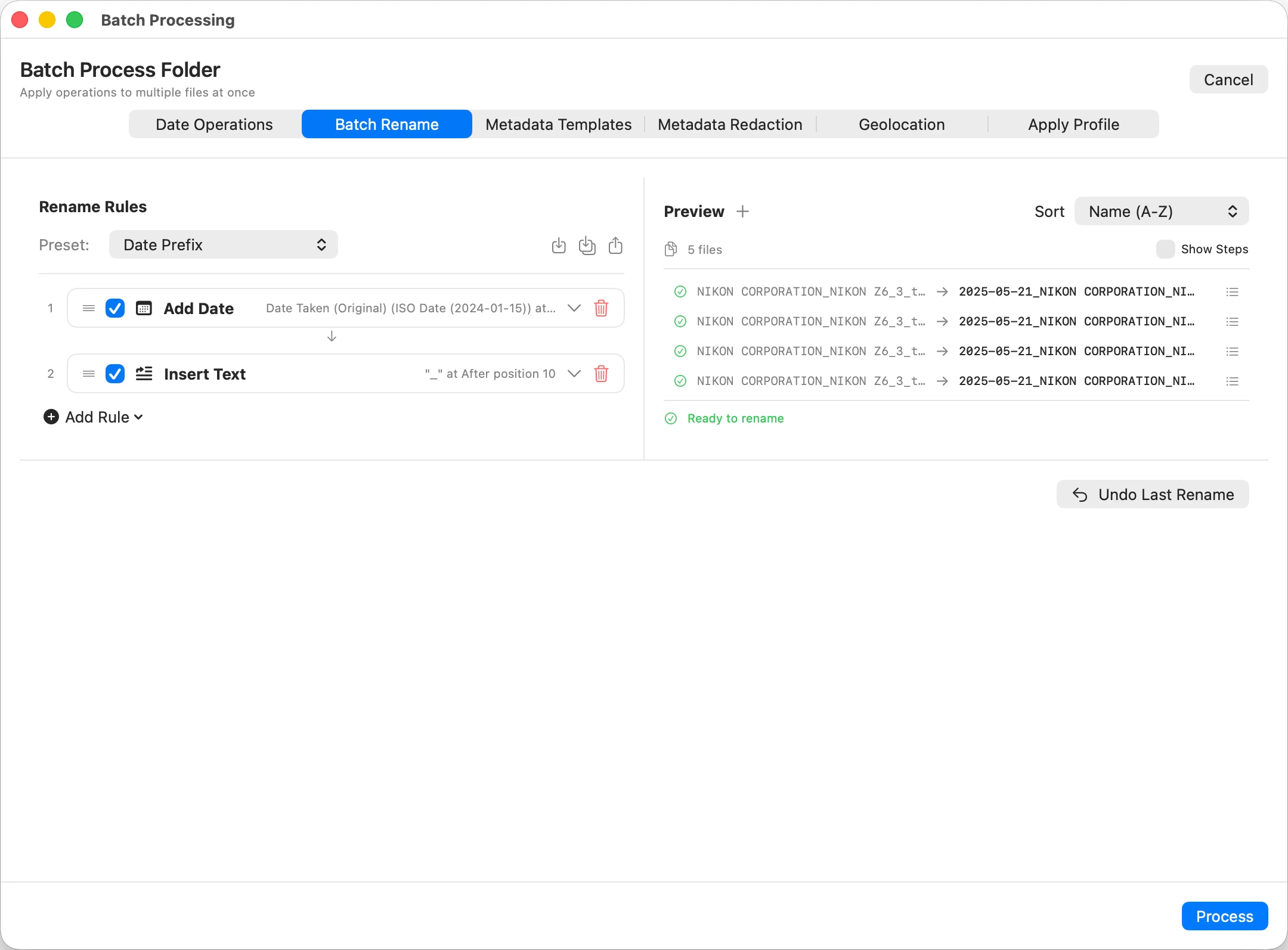 MetaScope batch processing, frame 2